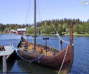 пазл Drakkar или корабль викингов